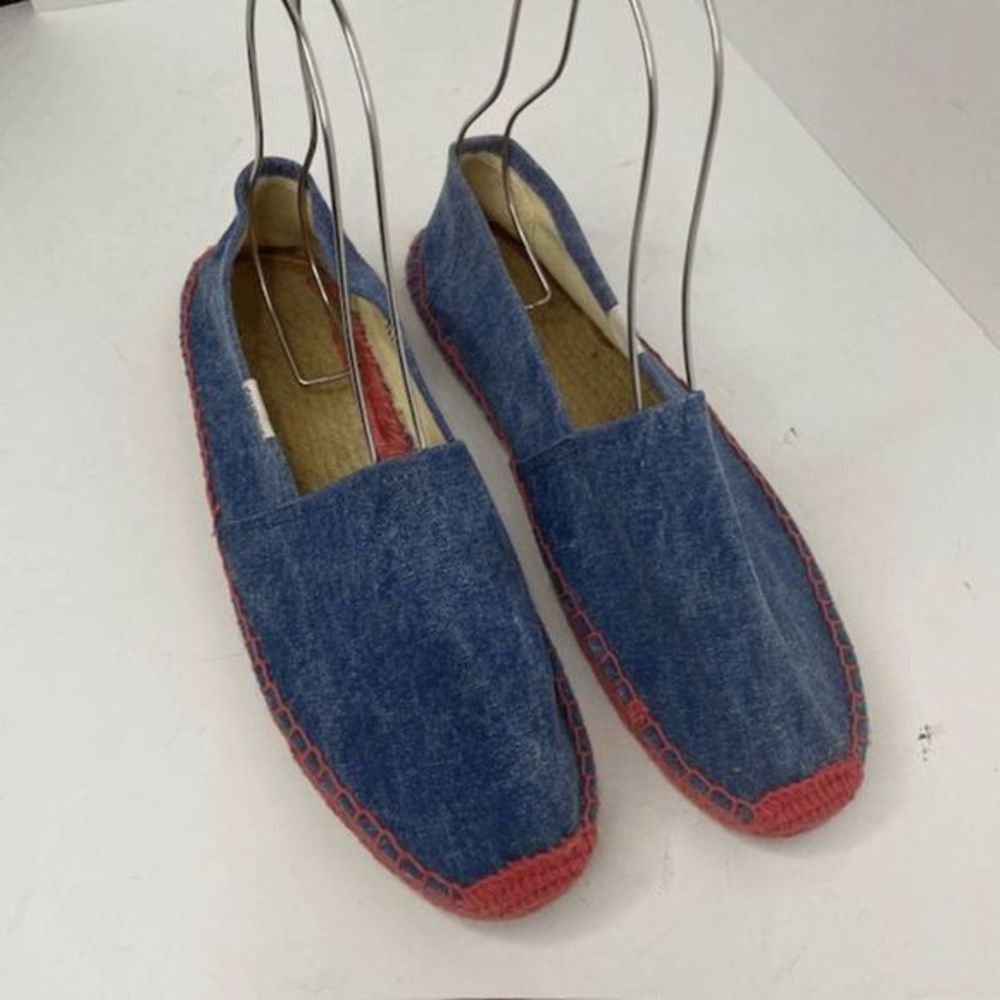 Soludos Blue Denim Espadrilles Flats - Picture 5 of 5